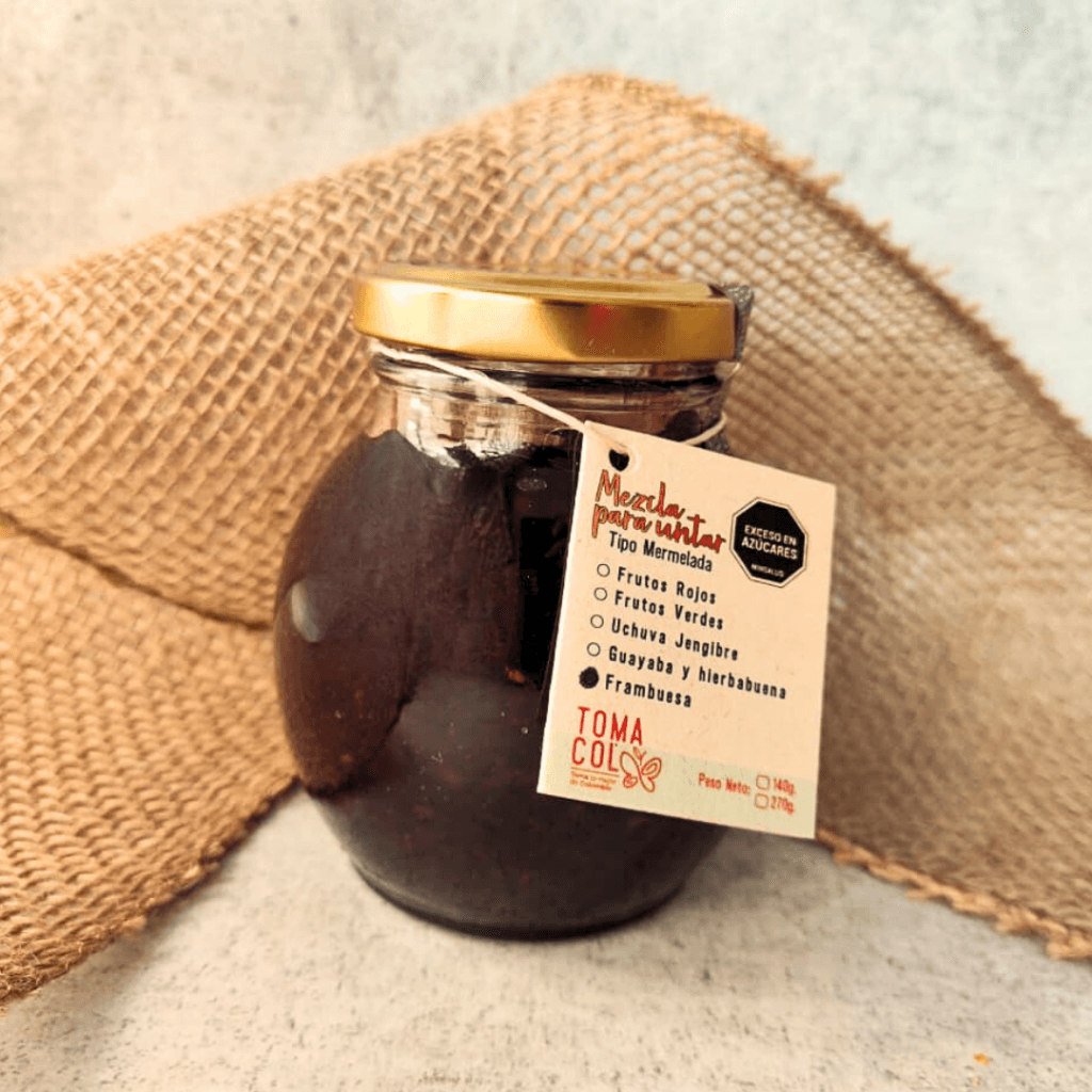 Mermelada de frambuesa deliciosa