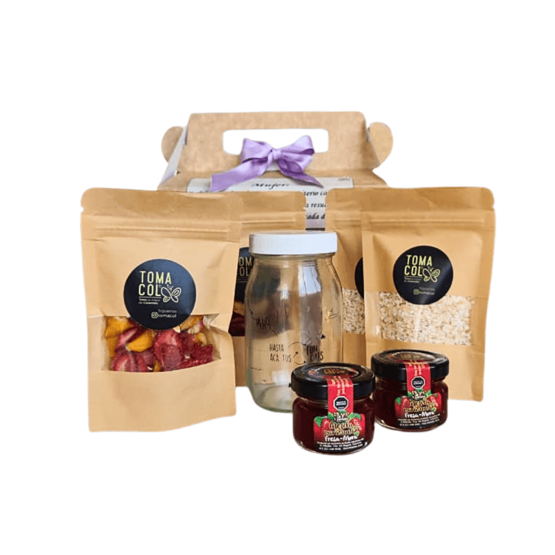 Morning Rescue: Kit Snacks Saludables y Regalo Gourmet | TomaCol® 1 Kit snack saludable overnight oats TomaCol